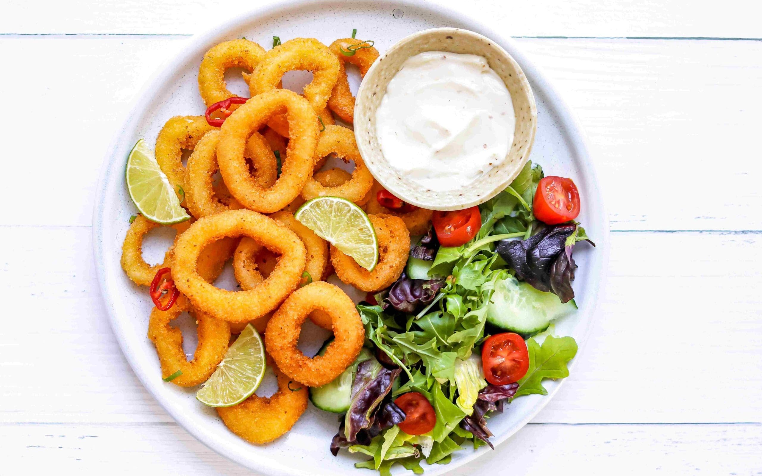 Crumbed Squid Rings