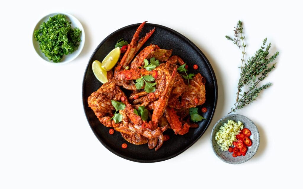 Half Cut Swimming Crab