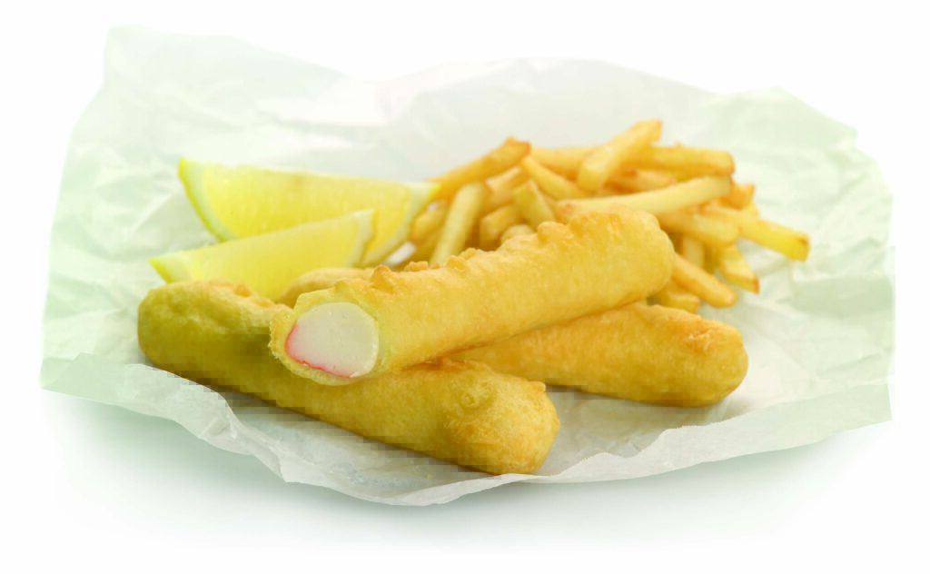 Tempura Seafood Stick & Chips