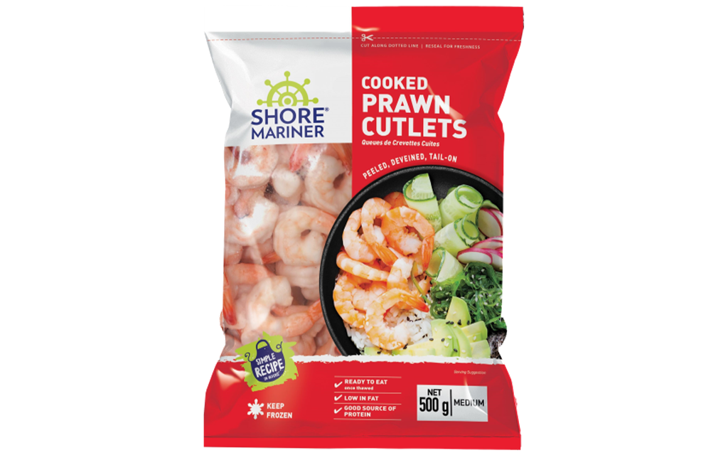 Cooked Vannamei Prawn Cutlets