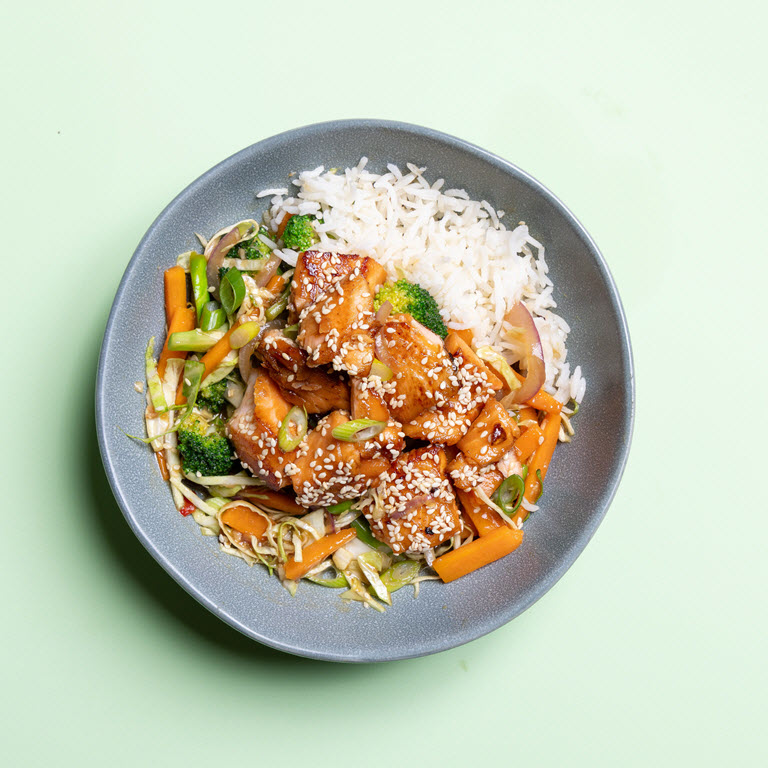 Honey Soy Salmon Stir-Fry - Markwell Foods New Zealand